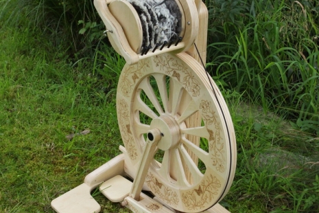 Monarch Spinning Wheel, Spin Any Yarn, Art Yarn, Lace Yarn