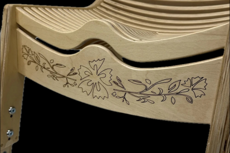 SpinOlution Studio Chair Engraved