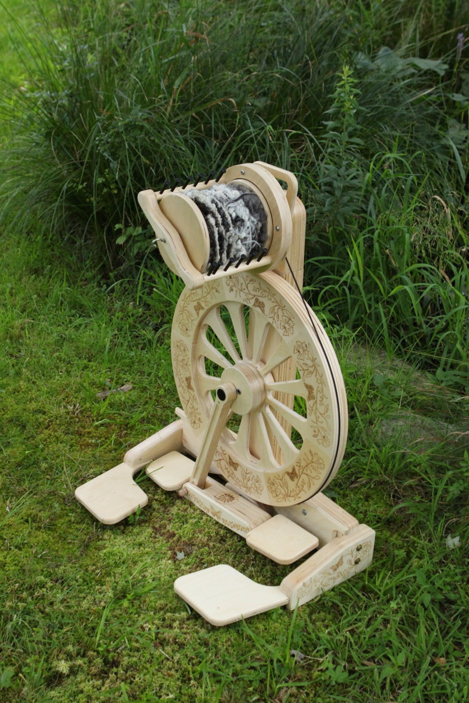 Monarch Spinning Wheel (Price Varies with Options)